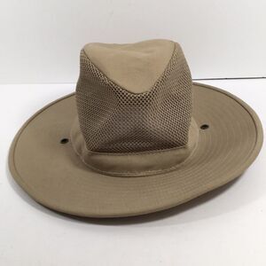 Eddy Brothers safari style hat tan with mesh